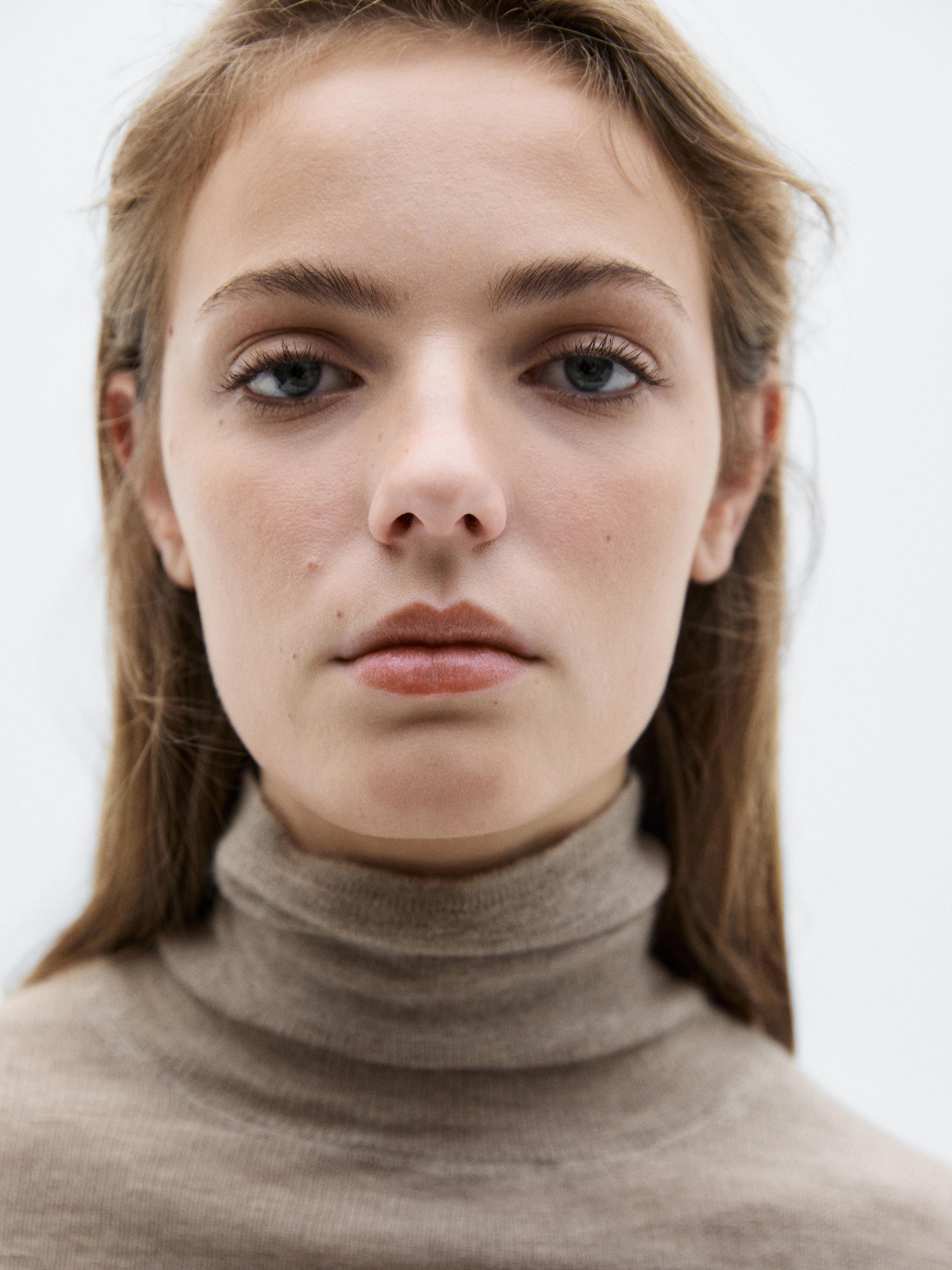 Pull à col montant en maille 100 % cachemire - LIMITED